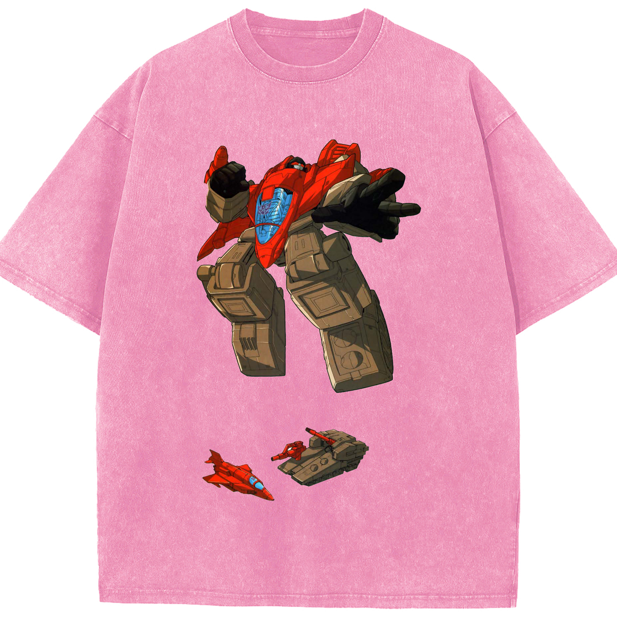 （画像用）  綿100% ヴィンテージ風 半袖Tシャツ（フロントプリント）